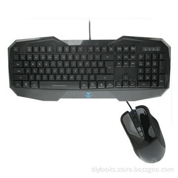 AULA Series Gaming Keyboard with Fourth Gear DPI Cable USB Gaming MouseNew